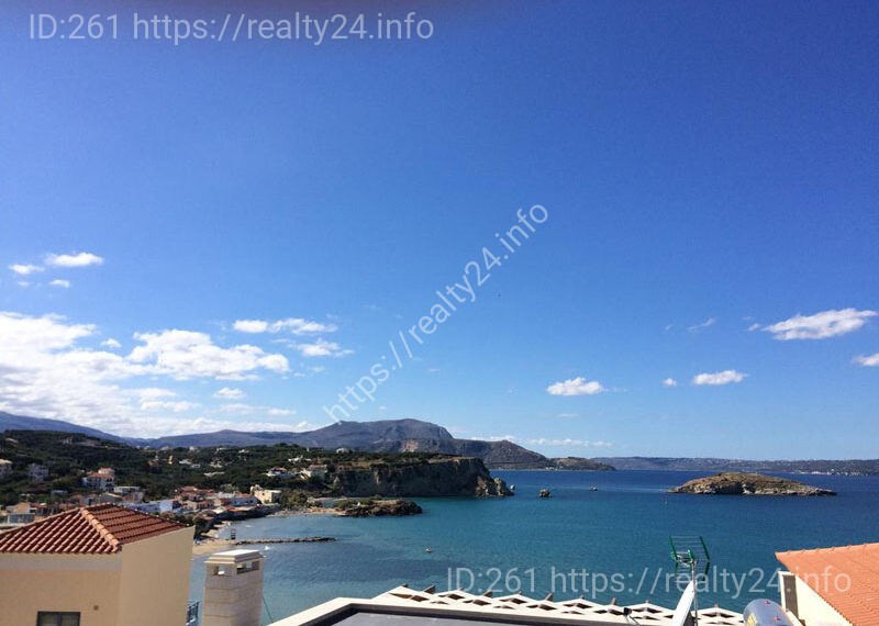 Триповерховий готель  в 100 метрах від чудового пляжу курорту Альміріда Крит Греція ID: 2924