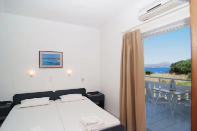 Three-story hotel 100 meters from the wonderful beach of Almyrida resort Crete Greece ID: 2926