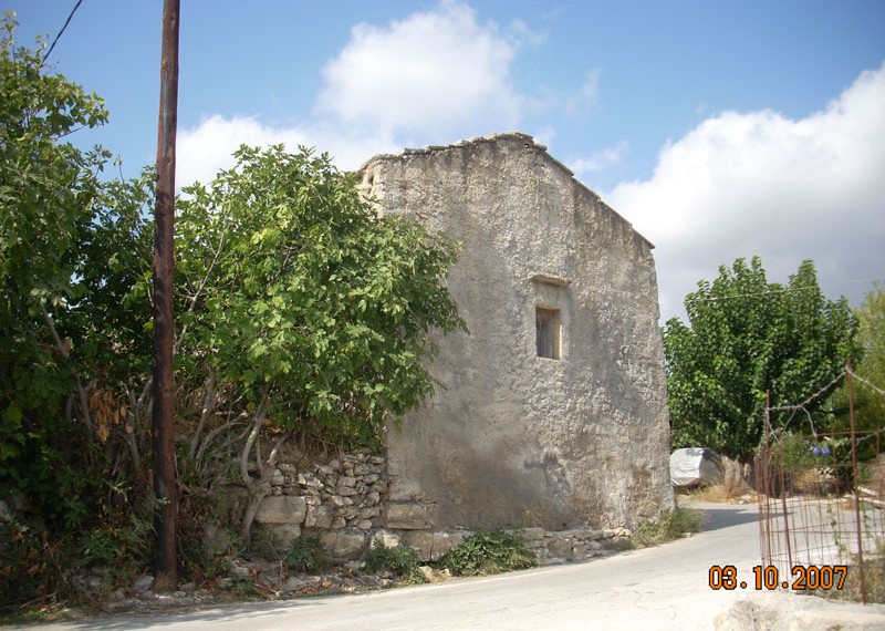 Reconstruction and repair of the house of Crete Greece CC DomKrit. Before reconstruction